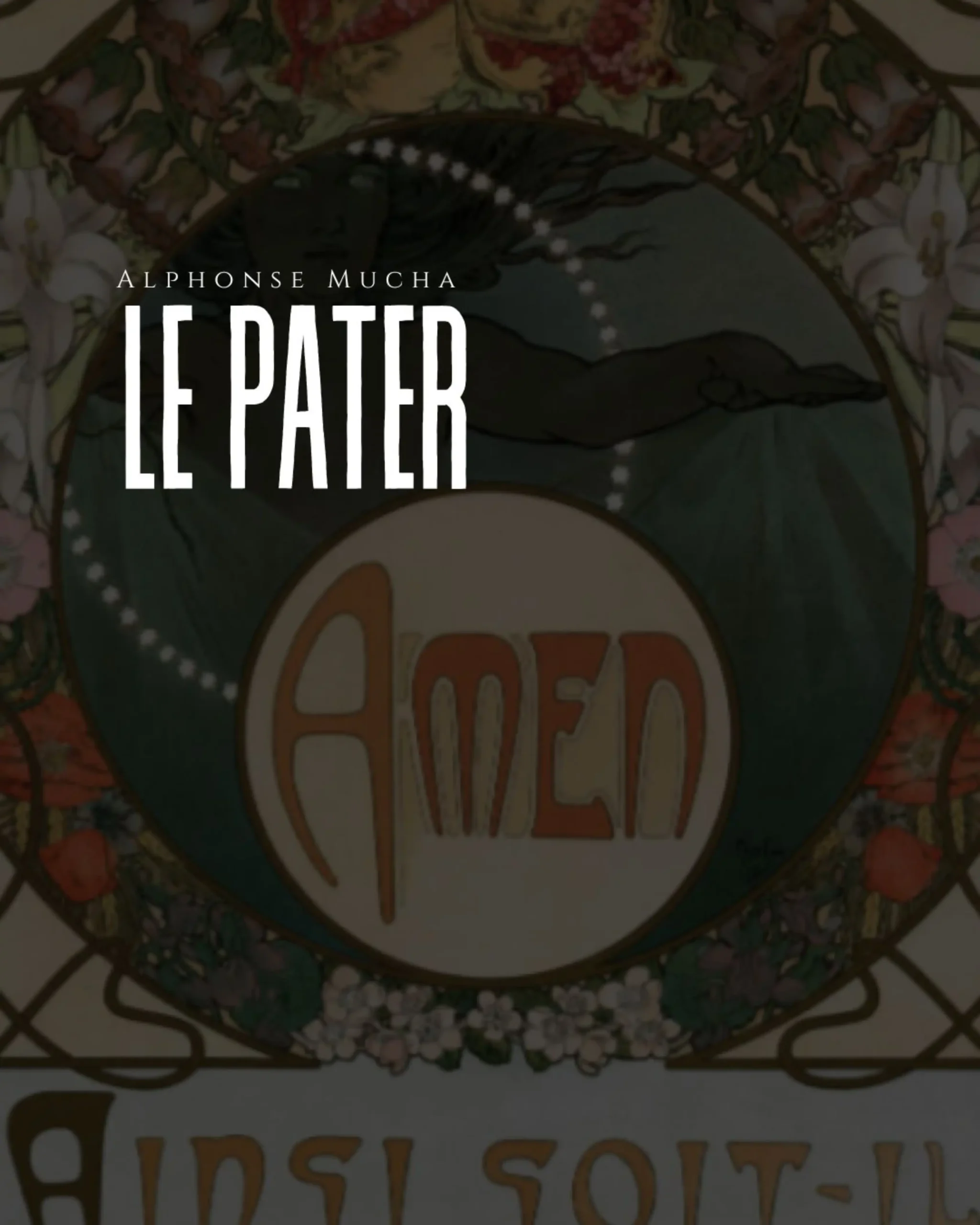 Le Pater (1899), ciclu de ilustrații simbolice de Alphonse Mucha