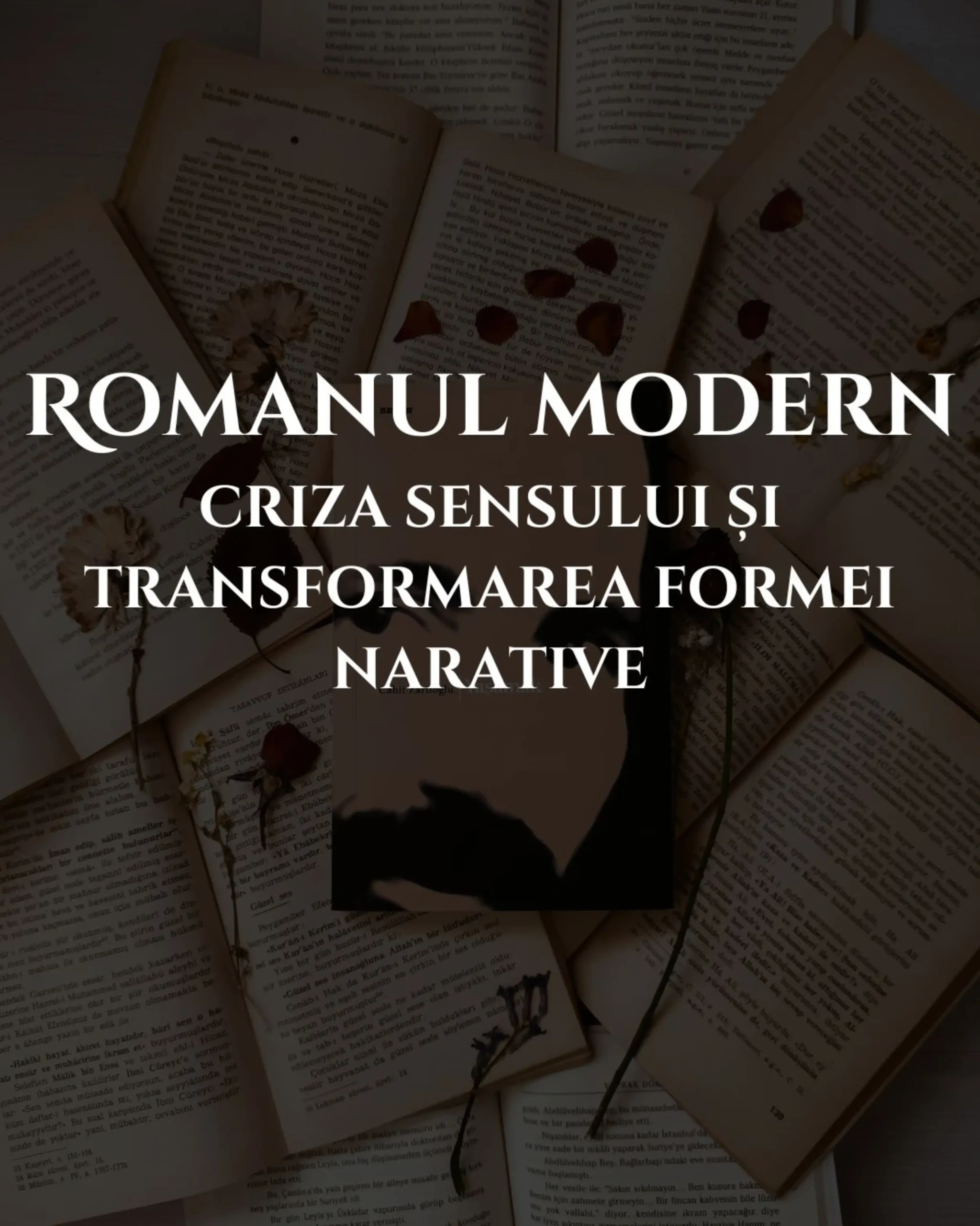 Spațiu urban modern sugerând singurătatea și fragmentarea interioară specifice personajului din romanul modern